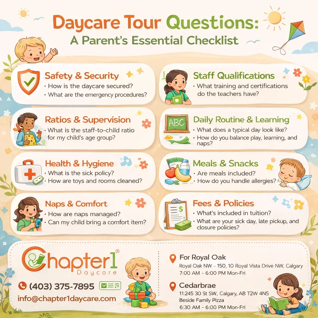 Your Daycare Tour Questions