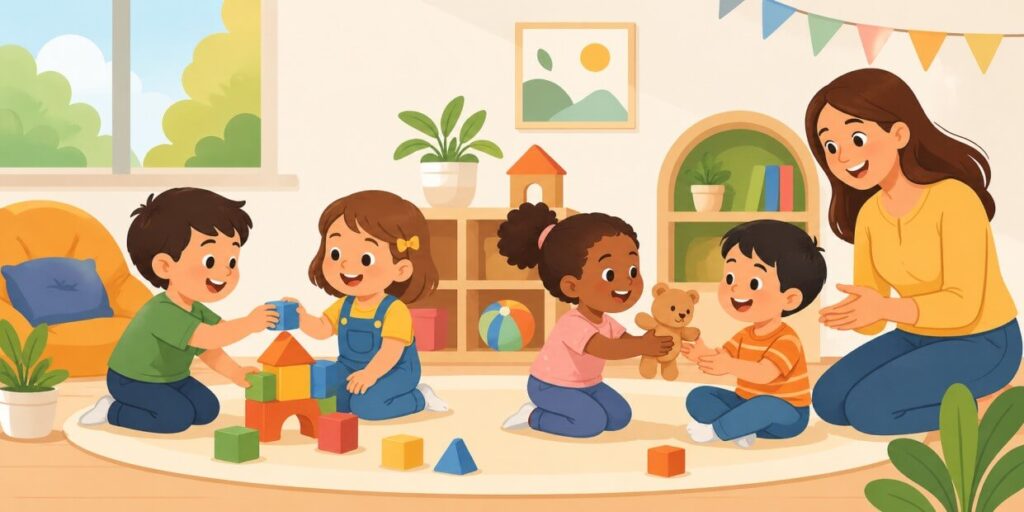 how daycare improves social skills