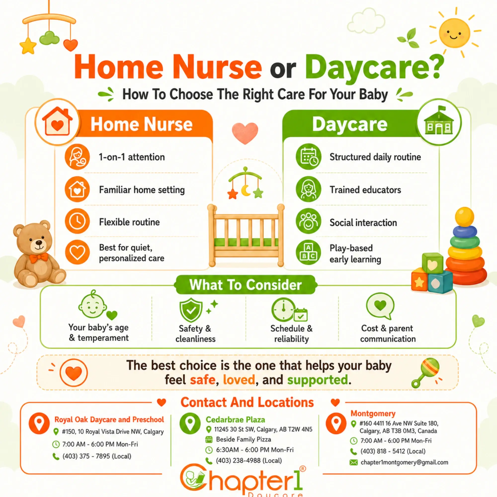 when can a baby start daycare