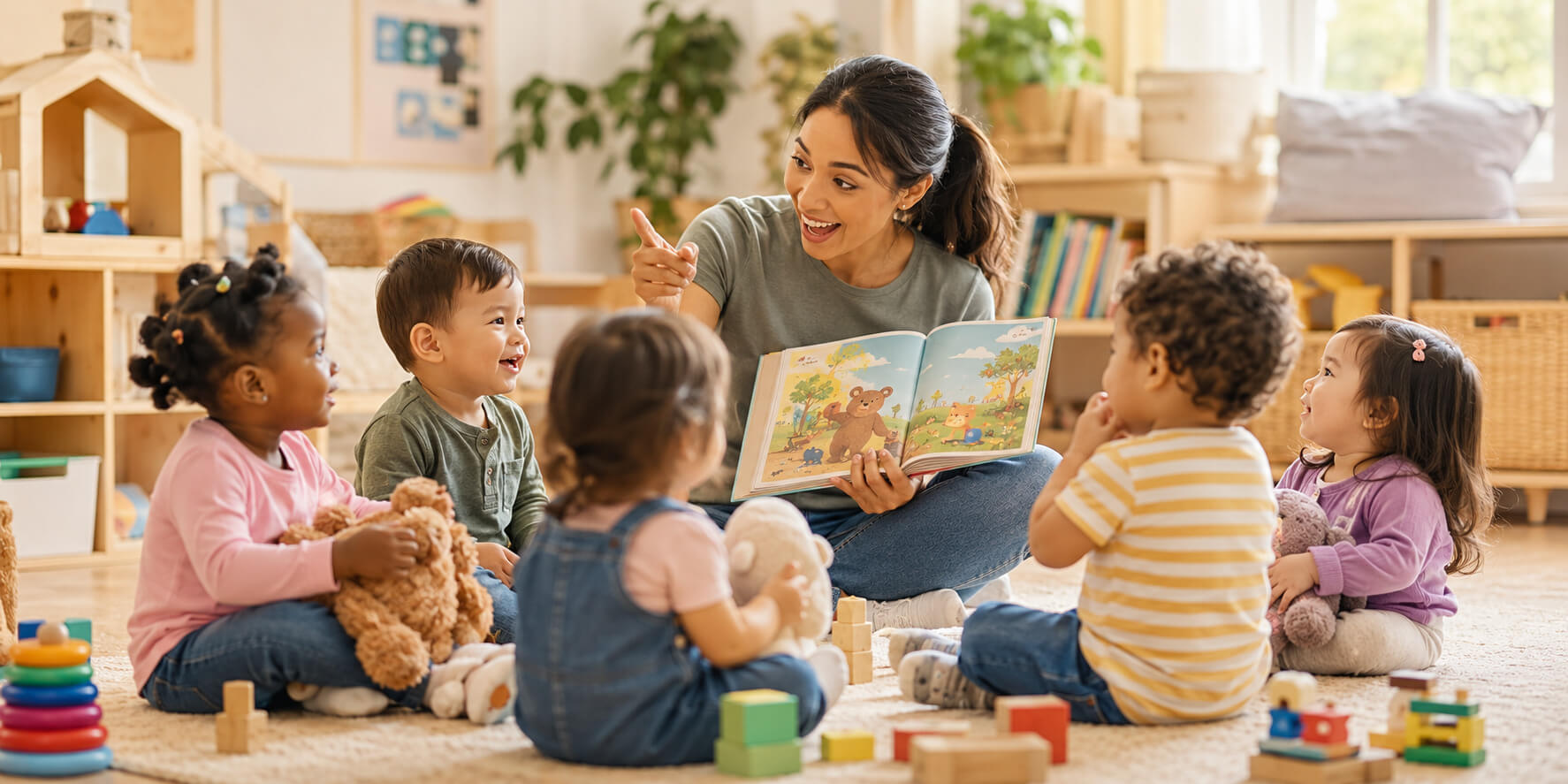 How Daycare Supports Toddler Language Development