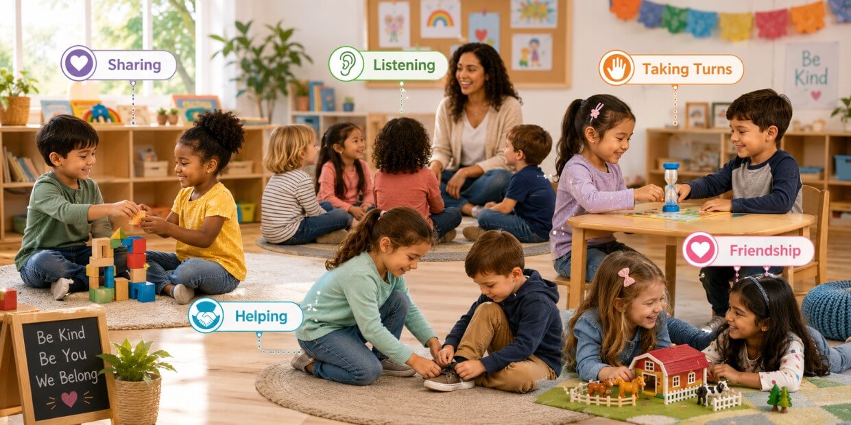 Social Skills Children Build Before Kindergarten