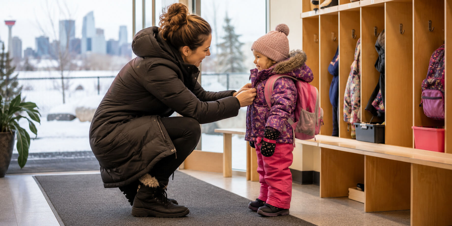 Calgary Winter Daycare Guide What Children Should Wear and Bring