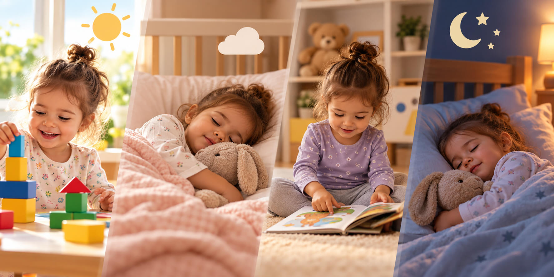 Toddler Sleep Schedule by Age Nap Times, Transitions & Bedtime Tips
